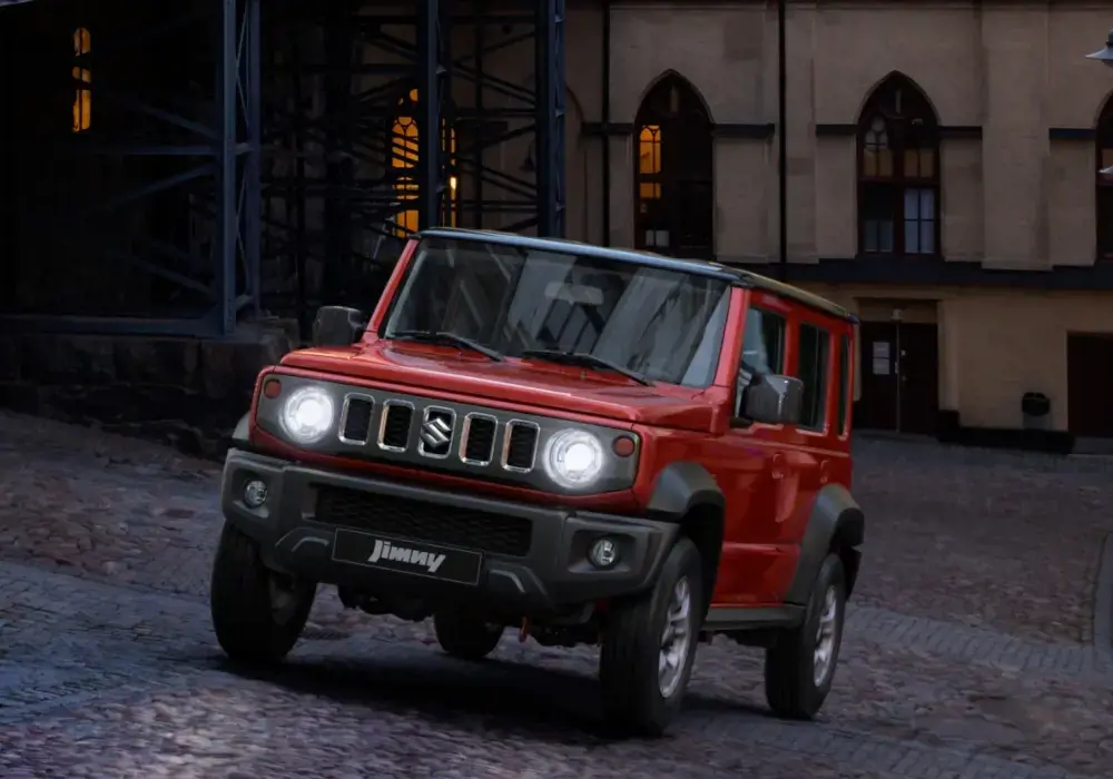 Suzuki Jimny color rojo